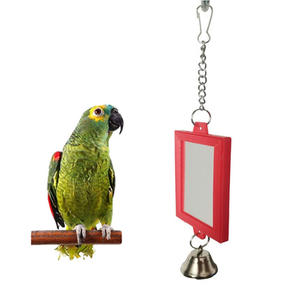 Mirrors for birds with bells 