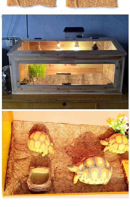 Coconut fiber mat for reptiles 