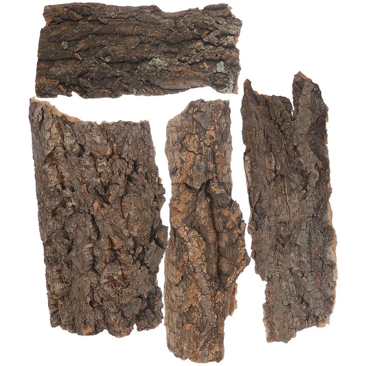 Natural cork bark decor for reptiles 