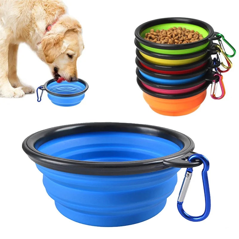 Foldable Portable Dog Feeder 