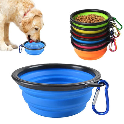 Foldable Portable Dog Feeder 