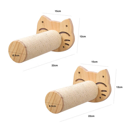 Wall-mounted climbing shelf for cat 